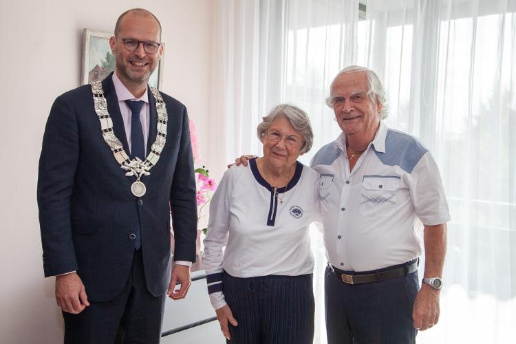 Echtpaar van der Mede-Verhagen 60 jaar getrouwd